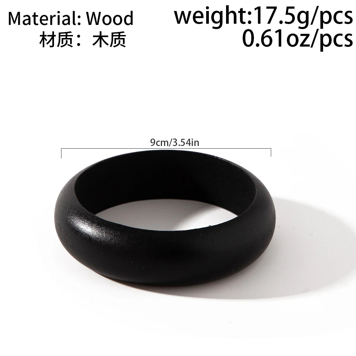 TEEK - Vintage Black Wood Silver Bangles JEWELRY theteekdotcom black 2647