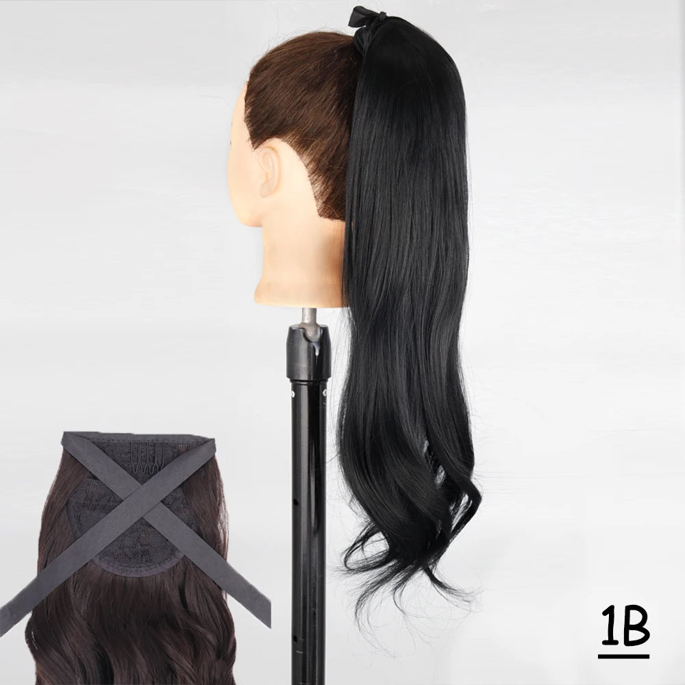 TEEK - Synthetic Long Tie Ponytail Extension