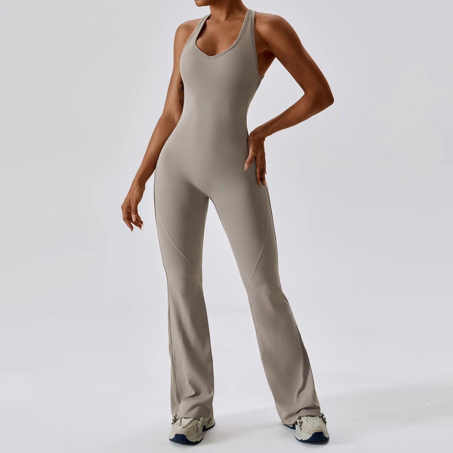 TEEK - Free Feeling Stretch Bodysuit JUMPSUIT theteekdotcom Flaxen S 