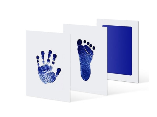 TEEK - Pet Footprint Handprint Pad PET SUPPLIES theteekdotcom Blue-L  