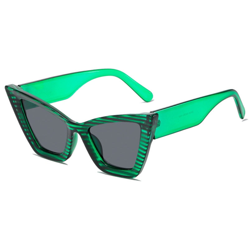 TEEK - Custody Cat Eye Sunglasses EYEGLASSES theteekdotcom Green Grey  