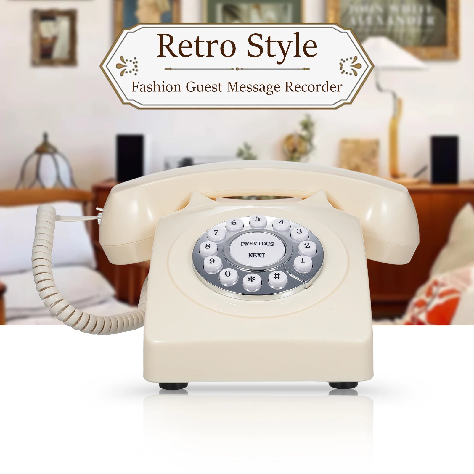 TEEK - Retro Phone Audio Message Book HOME DECOR theteekdotcom   