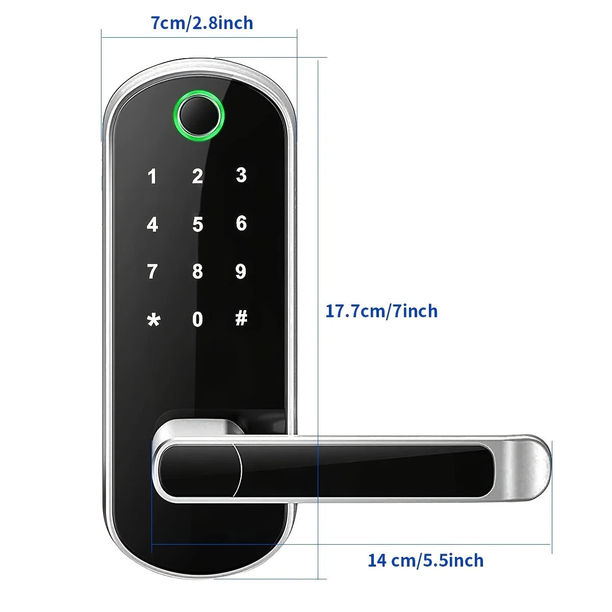 TEEK - Smart Fingerprint Door Lock HOME DECOR theteekdotcom   