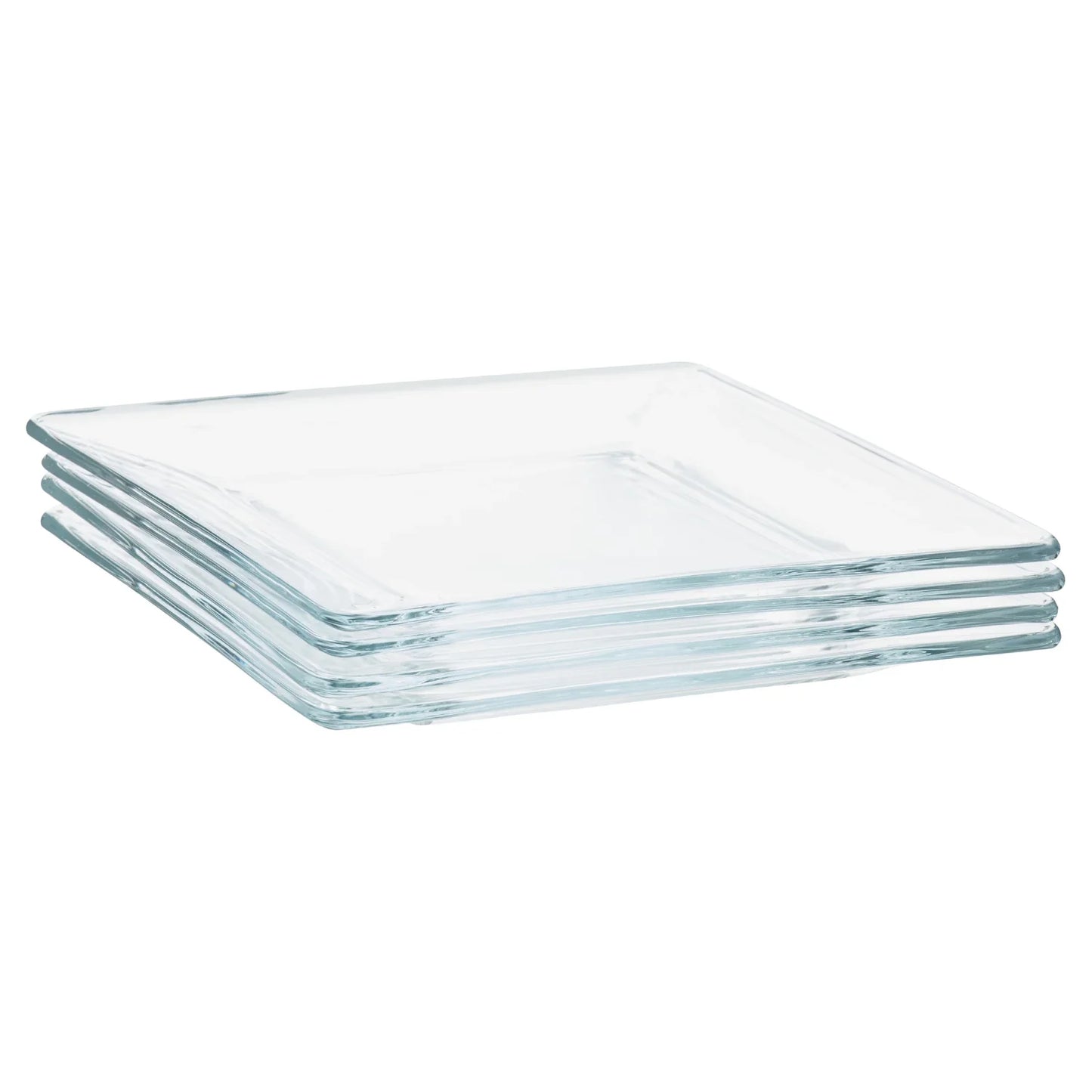 TEEK - 12-Piece Clear Glass Dinnerware Set HOME DECOR theteekdotcom   