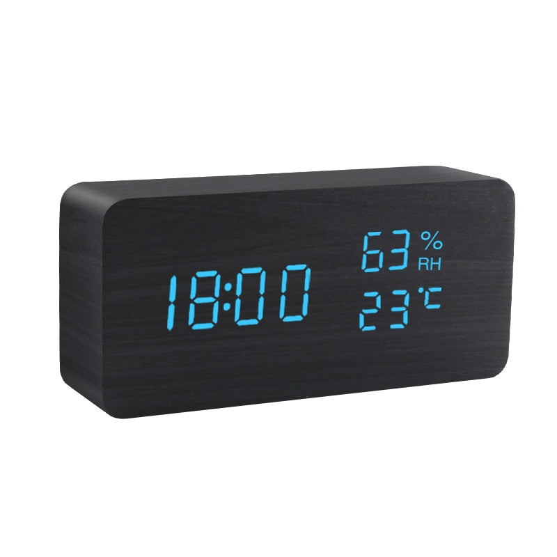 TEEK - Alarm Clock LED Wooden Table Clocks HOME DECOR theteekdotcom 10  