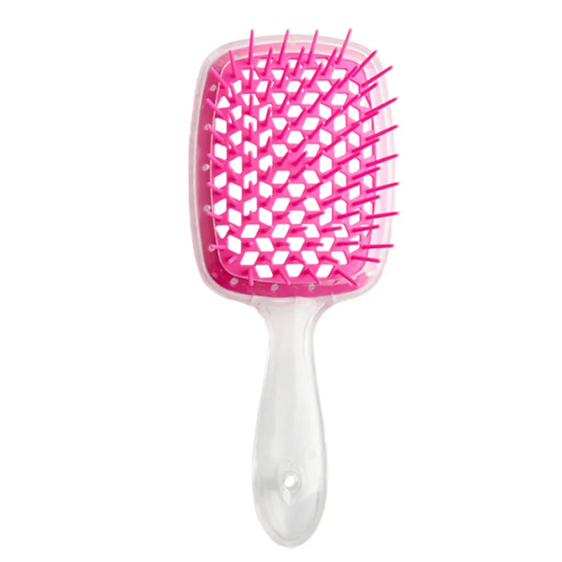 TEEK - The Un-Tangle Detangling Hair Brush HAIR CARE theteekdotcom Rose Red - Transparent  