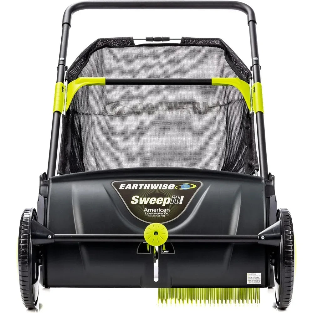 TEEK - 21-Inch Leaf & Grass Push Lawn Sweeper HOME DECOR theteekdotcom   