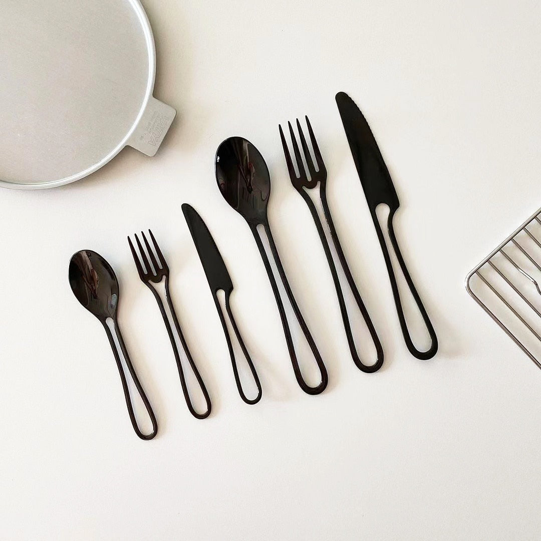 TEEK - Throughout Stainless Steel Cutlery Set HOME DECOR theteekdotcom   