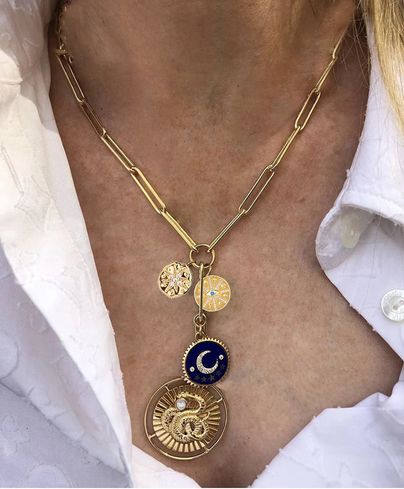 TEEK - Mex Sacred Heart Amulet Charms Necklaces JEWELRY theteekdotcom 15  