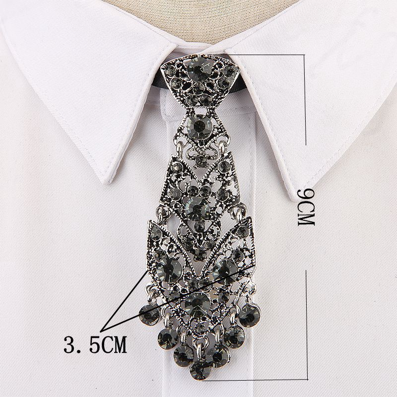 TEEK - Crystal Tassel Tip Neckties JEWELRY theteekdotcom   