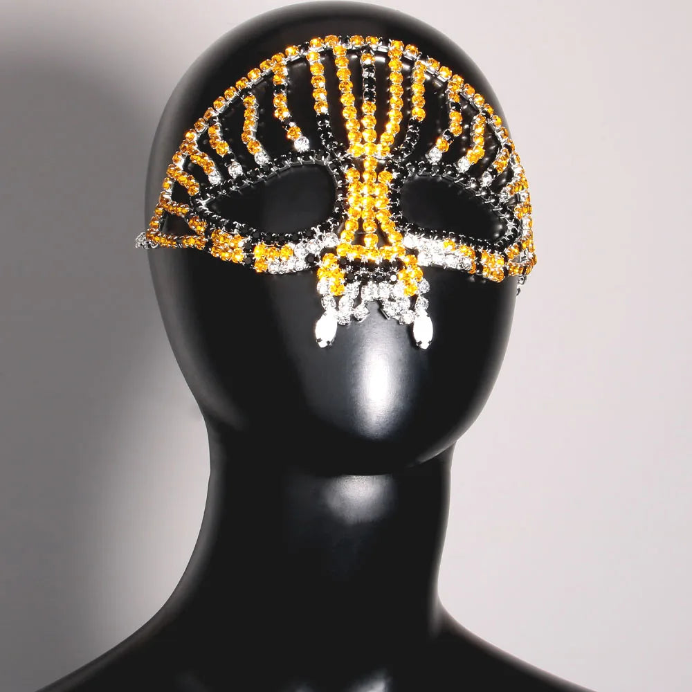 TEEK - Rhinestone Feine Jeweled Mask JEWELRY theteekdotcom