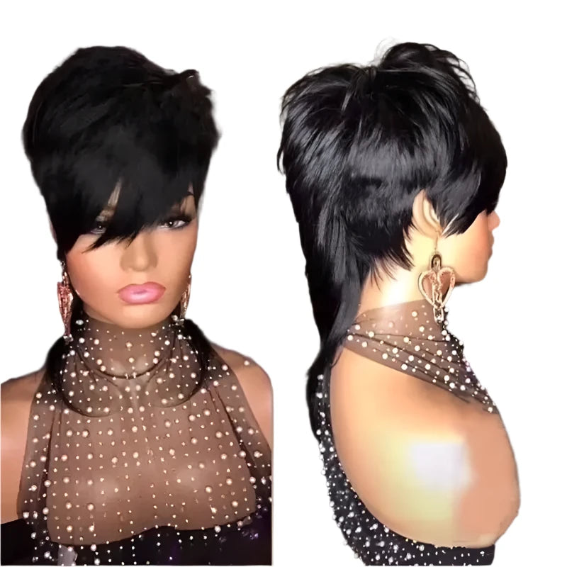 TEEK - Short Pixie Dovetail Wig HAIR theteekdotcom   