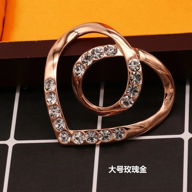 TEEK - Dual Purpose Love Scarf Corner Knot JEWELRY TEEK Rose Gold Large