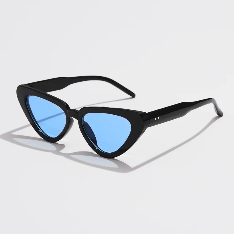 TEEK - Cat Eye Fashion Sunglasses EYEGLASSES theteekdotcom blue  