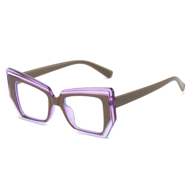 TEEK - Stern Color Shift Eyewear EYEGLASSES theteekdotcom Purple brown  