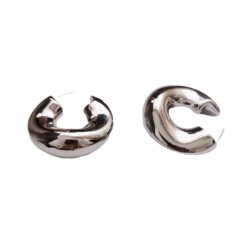 TEEK - C Shape Irregular Earrings JEWELRY theteekdotcom