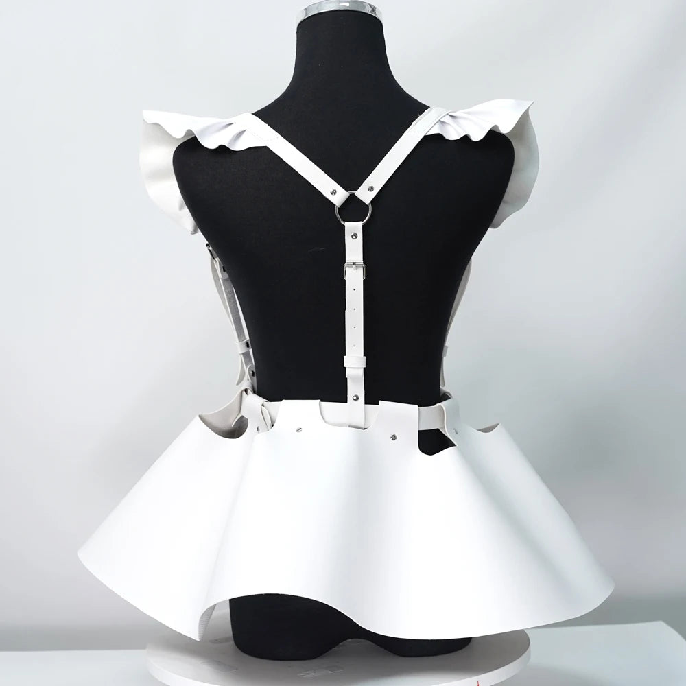 TEEK - Body Harness Belt Ruffled Skirt Hem BELT theteekdotcom   