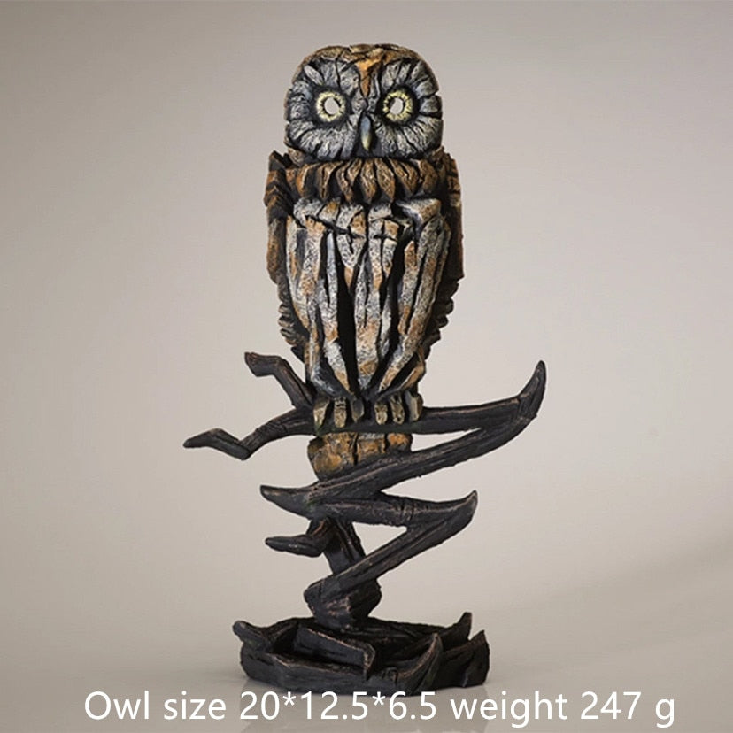 TEEK - Animal Sculpture Bust HOME DECOR theteekdotcom Owl  