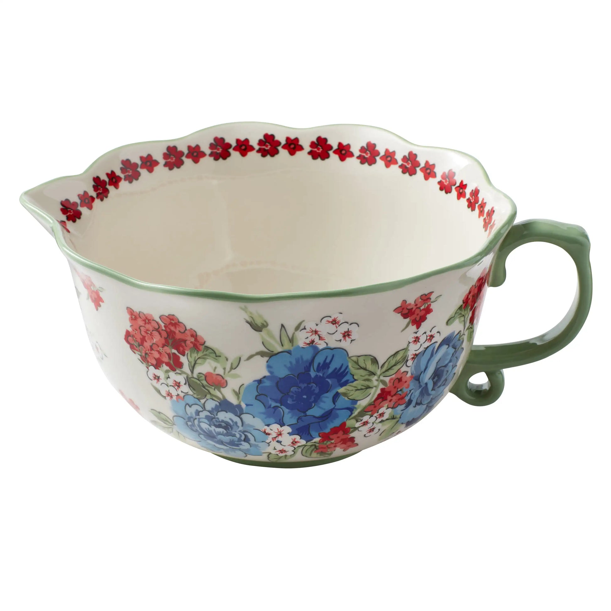 TEEK - Stoneware Large Mixing Cup Bowl HOME DECOR theteekdotcom classic charm  