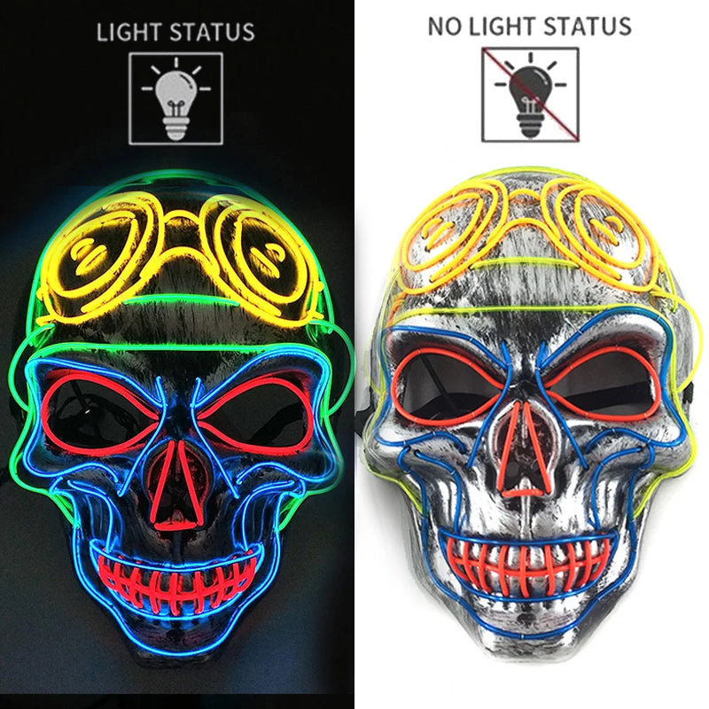 TEEK - Skull Head Luminous Mask COSTUME theteekdotcom 18