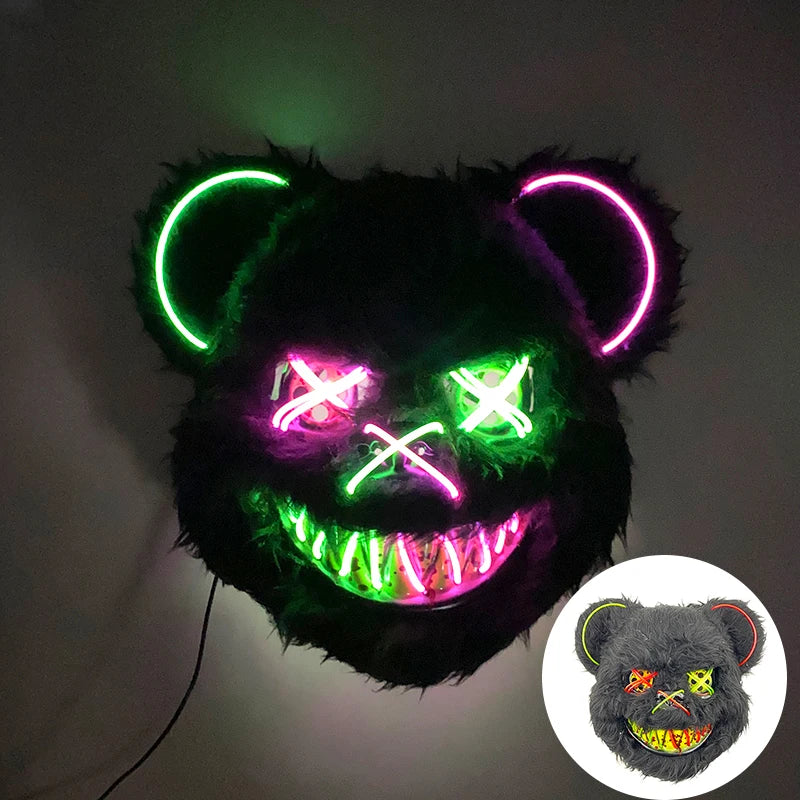 TEEK - Light Up Killer Bear | Bunny Mask