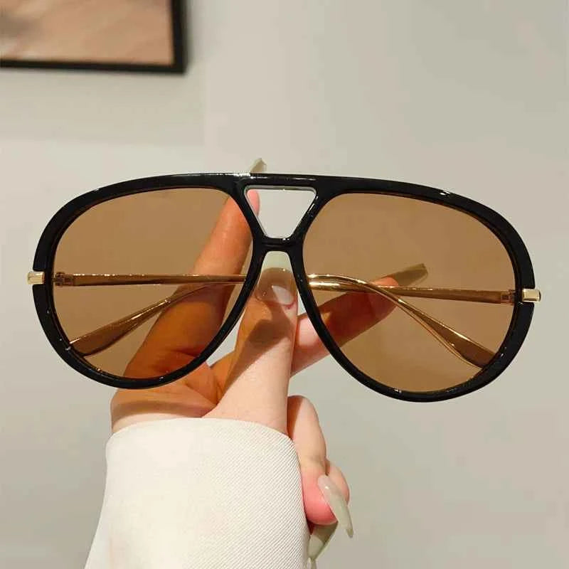 TEEK - Oversized Vintage Double Bridge Pilot Shades EYEGLASSES theteekdotcom