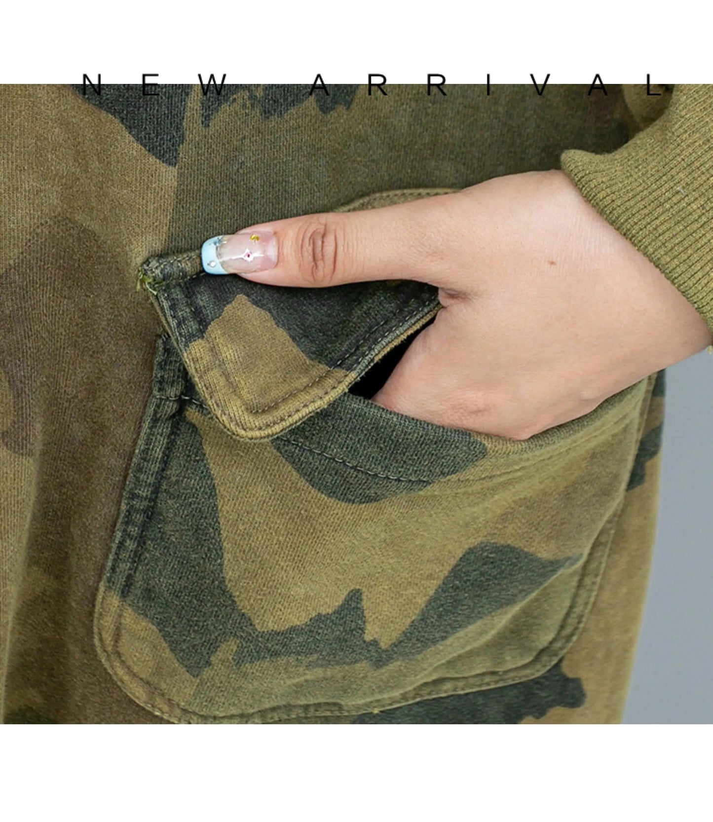 TEEK - Camouflage Long Sleeved Hooded Jumpsuit JUMPSUIT theteekdotcom   