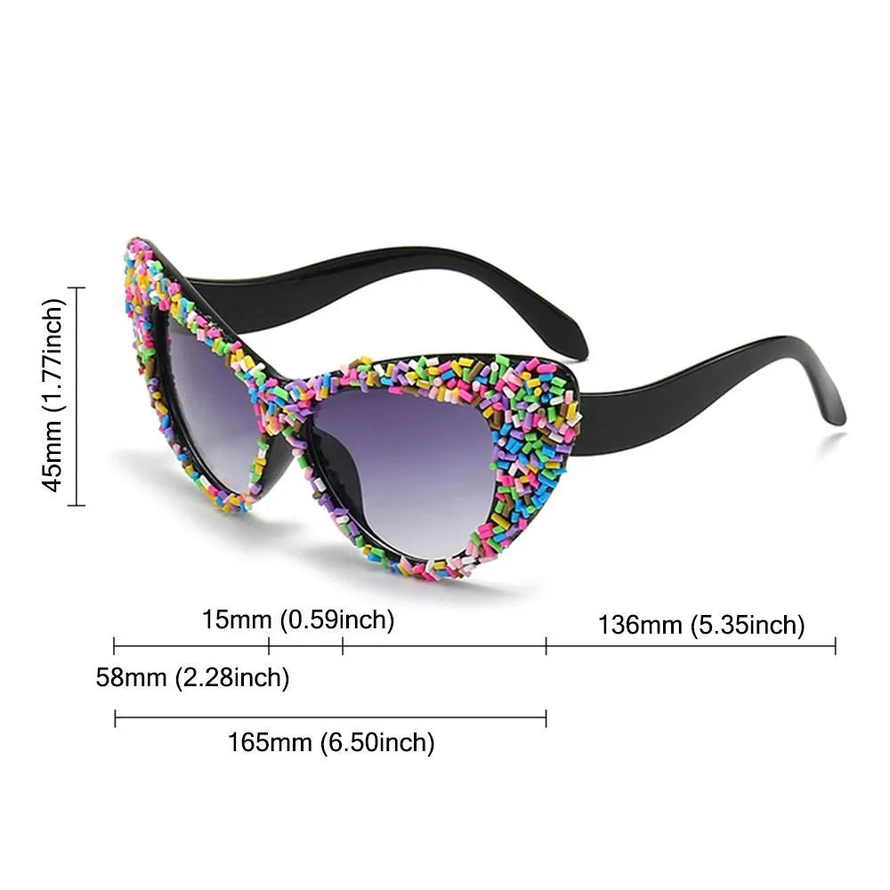 TEEK - Unreasonable Rhinestone Sunglasses EYEGLASSES theteekdotcom   