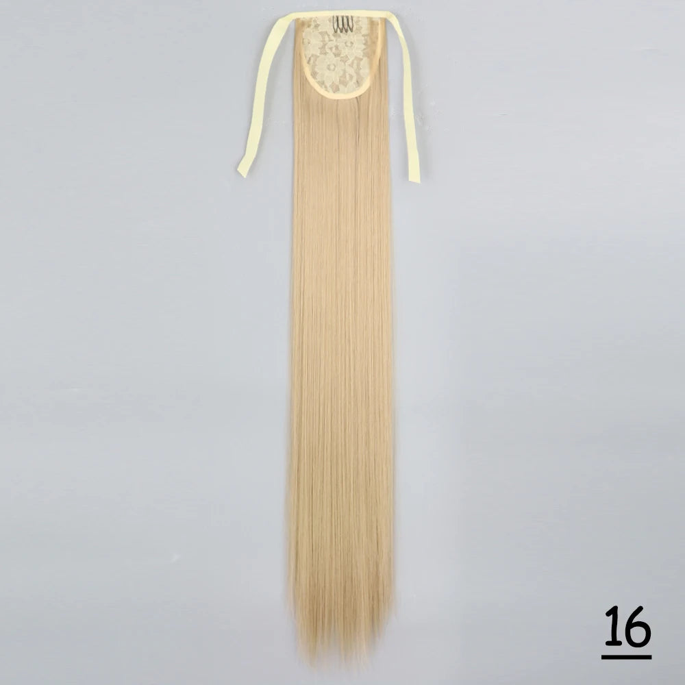 TEEK - Synthetic Long Tie Ponytail Extension