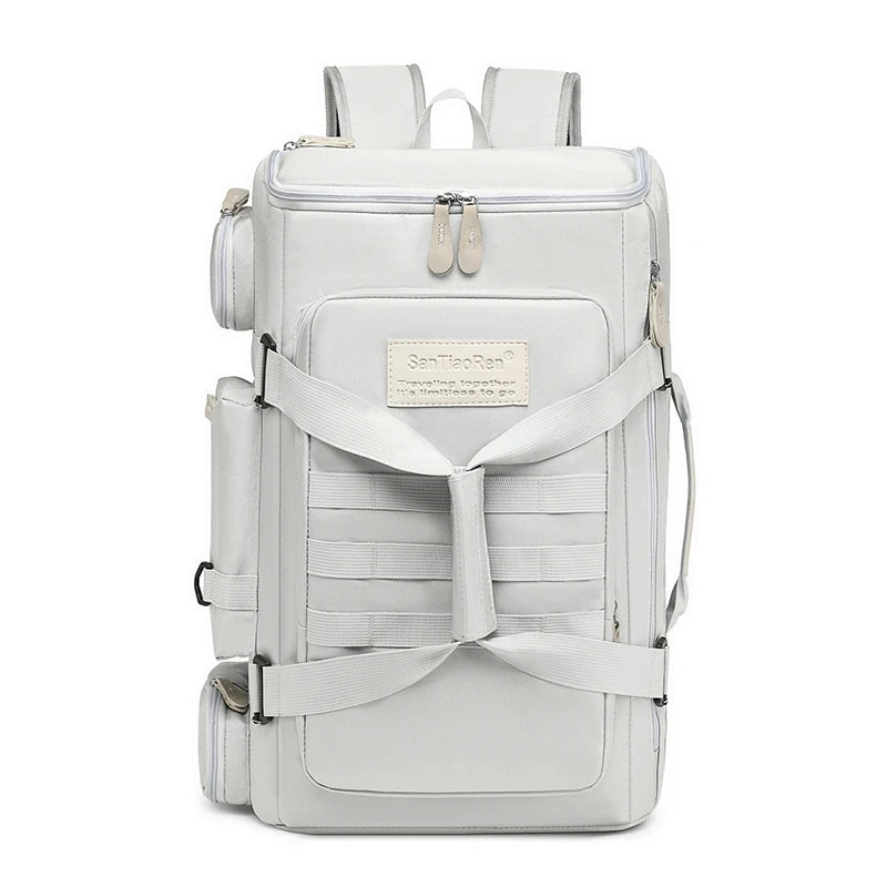 TEEK - Large Capacity Separation Shoulder Backpack BAG theteekdotcom White