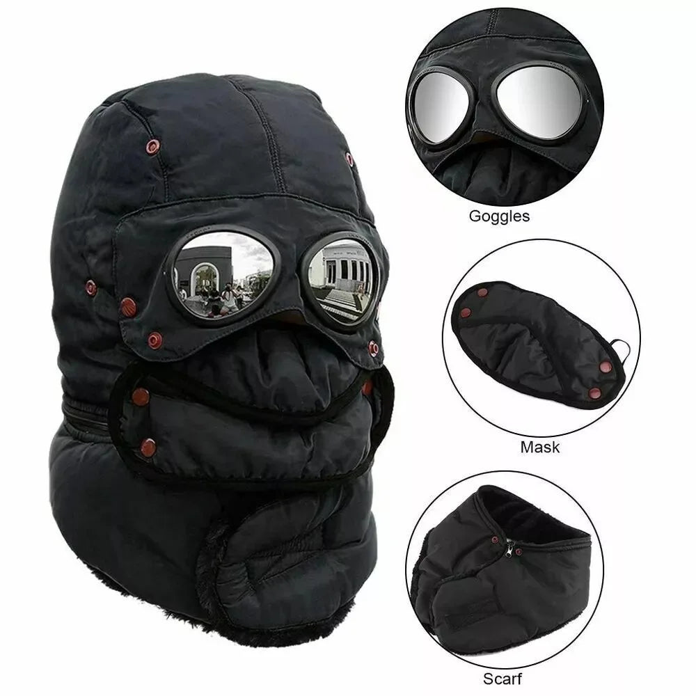 TEEK - Thermal Ski Windproof Combo Hat HAT theteekdotcom