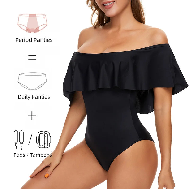 TEEK - Womens Menstrual Strong Absorption Swimsuit SWIMWEAR theteekdotcom   