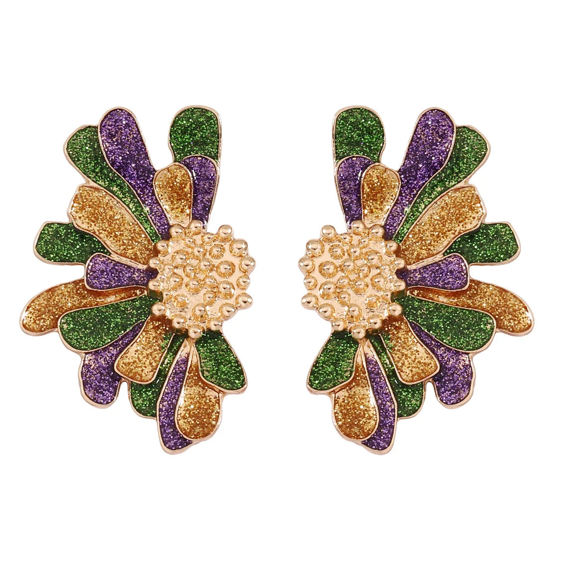 TEEK - Carnival Flower Earrings JEWELRY theteekdotcom   