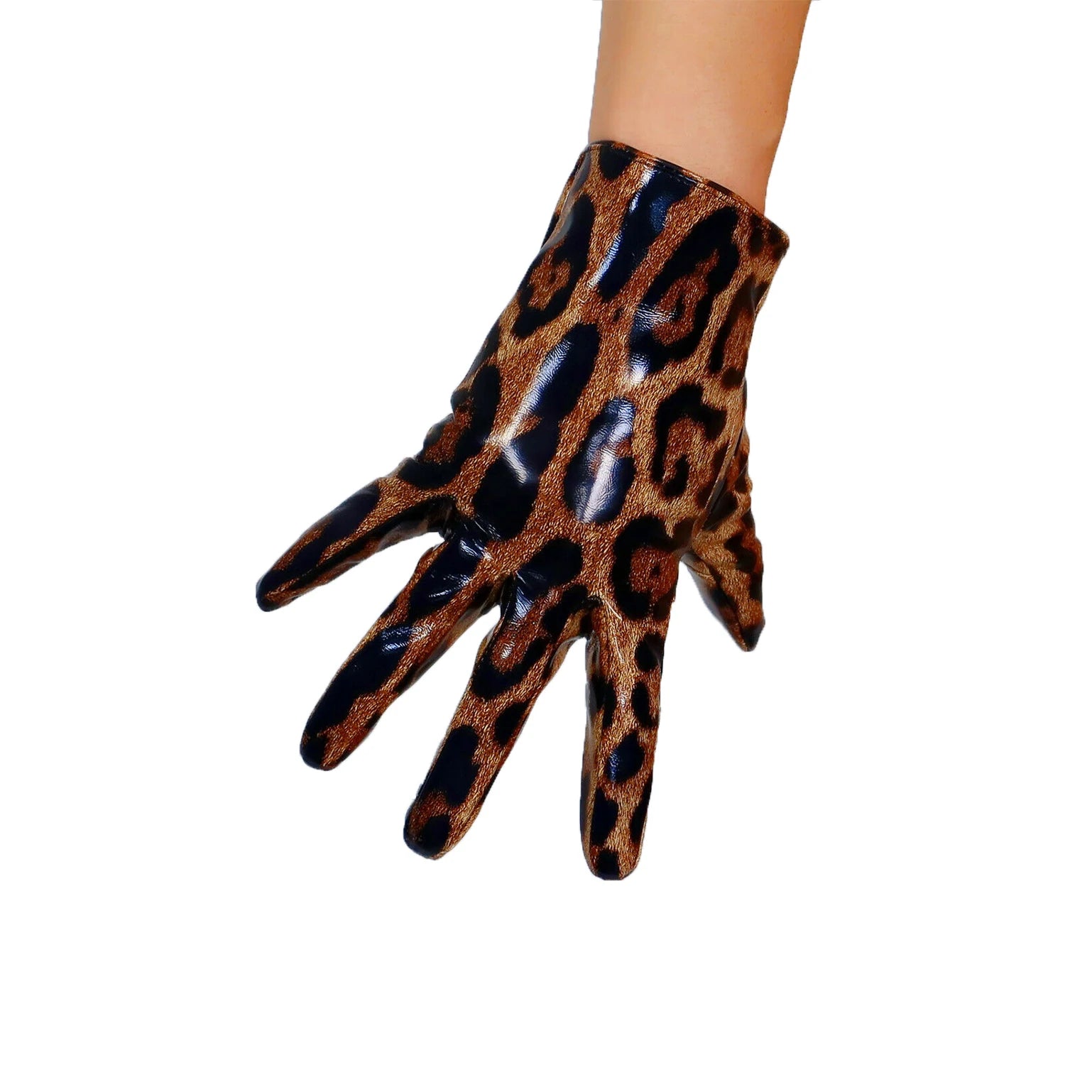 TEEK - Short Wrist Shine Brown Gloves GLOVES theteekdotcom