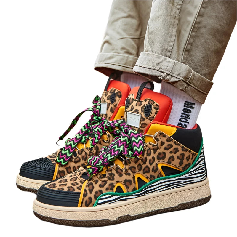 TEEK - Mens Mixed Patterned Sneakers SHOES theteekdotcom