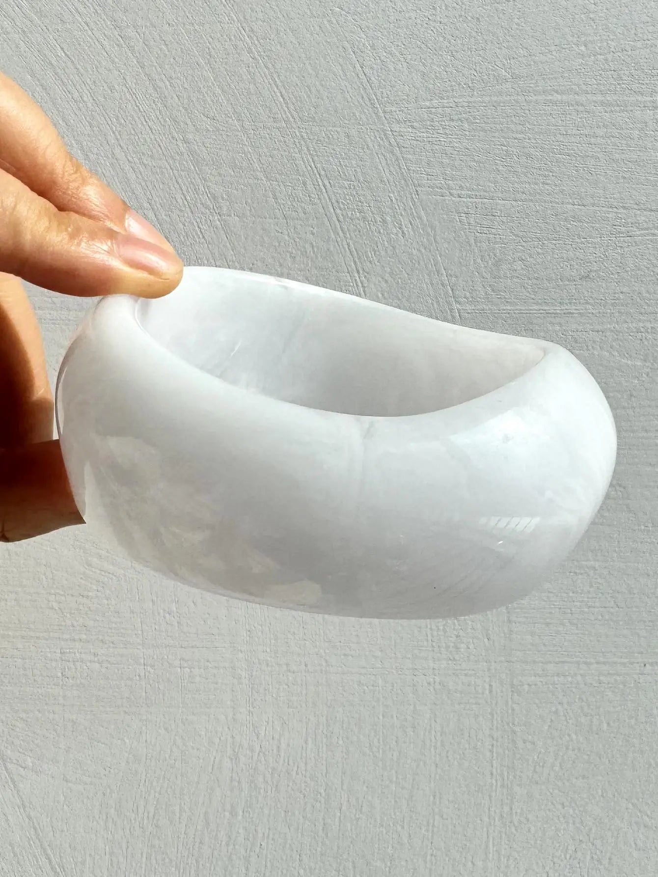 TEEK - Chunky Sunrise Yellow White Texture Silver Plated Bracelet JEWELRY theteekdotcom Q