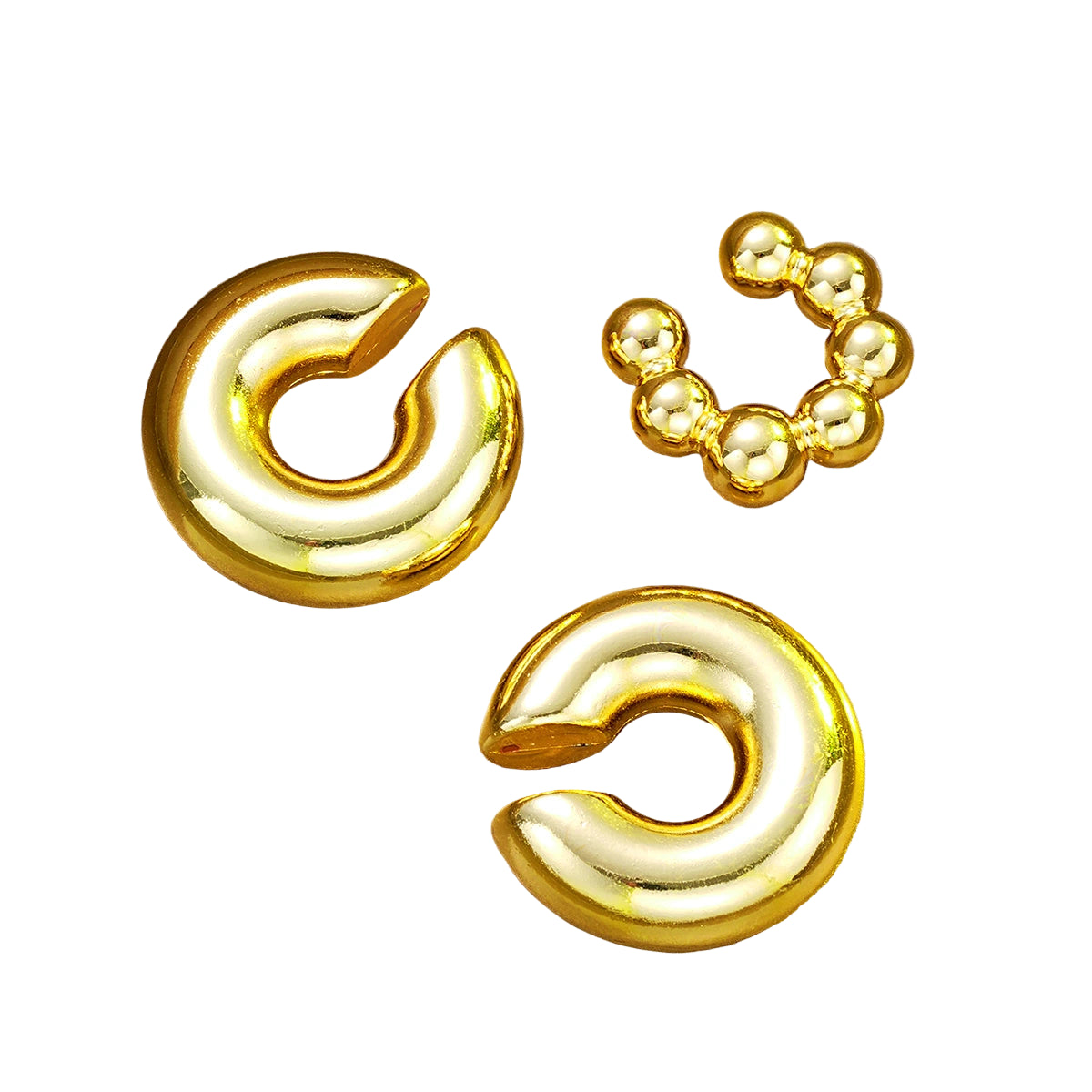 TEEK - Wide Clip-On Cuff Earrings JEWELRY theteekdotcom