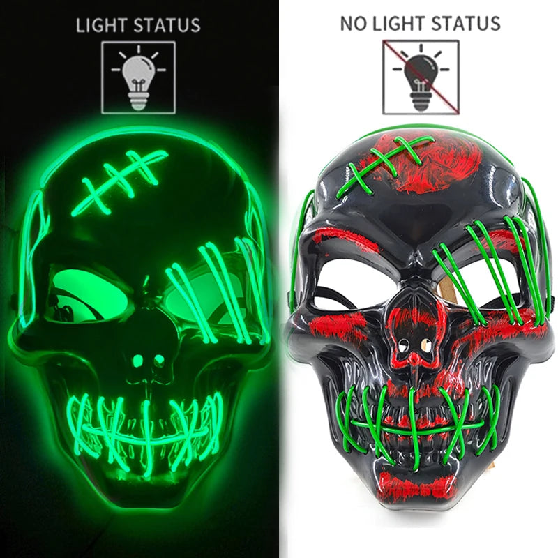 TEEK - Skull Head Luminous Mask COSTUME theteekdotcom 17