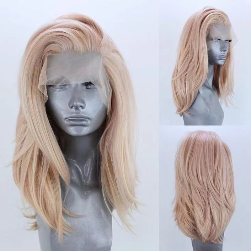 TEEK - Blonde Long Natural Wave Synthetic Wig HAIR theteekdotcom Short Natural Wave