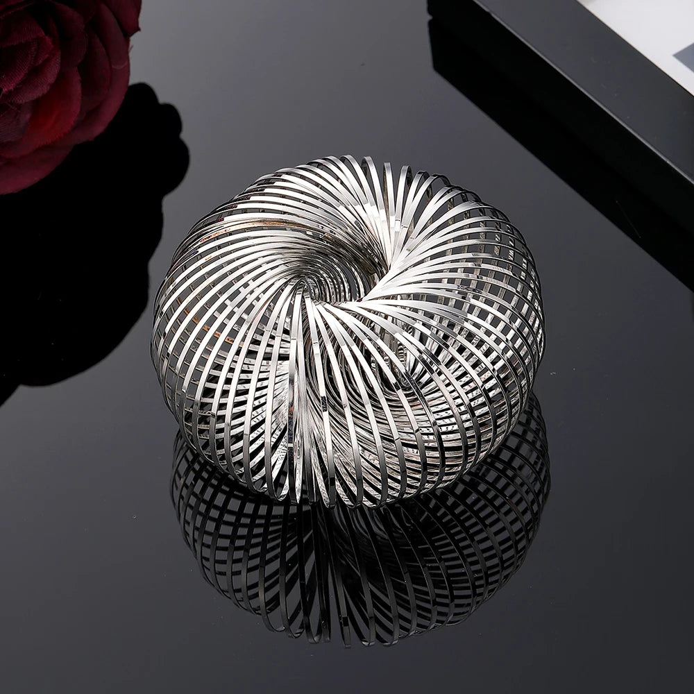 TEEK - Decompression Spring Bracelet JEWELRY theteekdotcom Silver