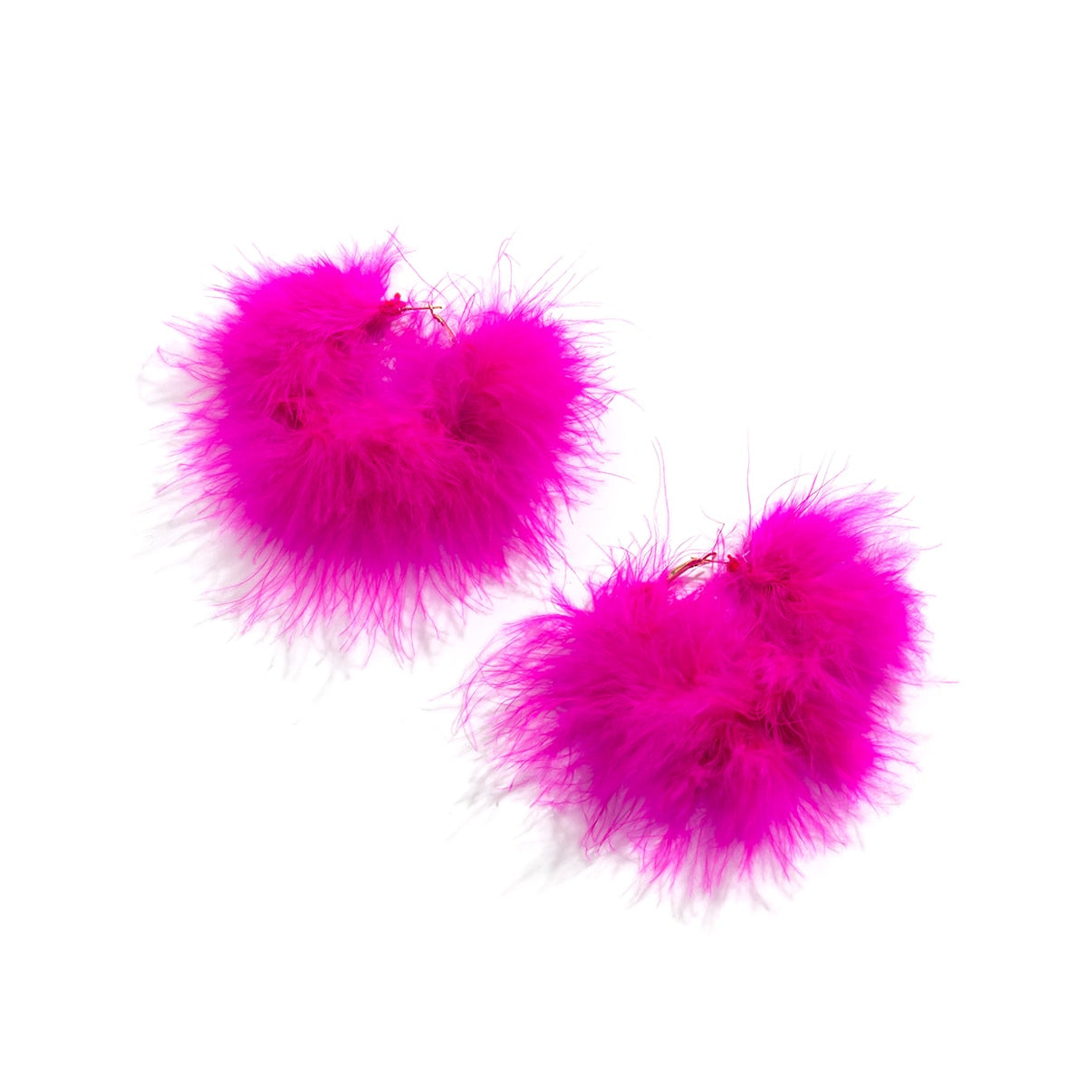 TEEK - Colorful Feather Hoop Earrings  theteekdotcom   
