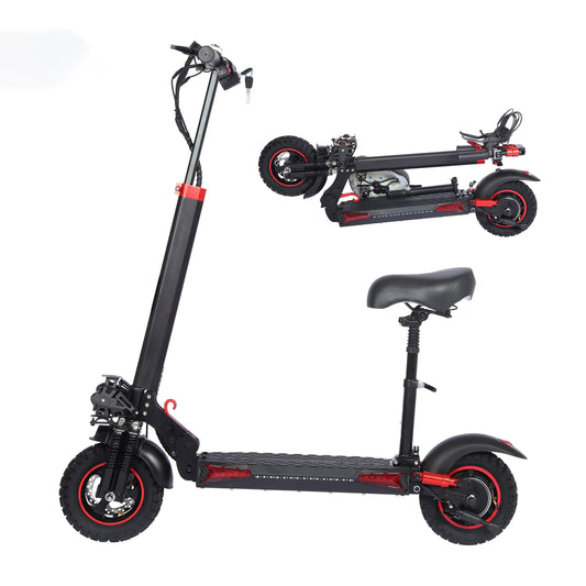 TEEK - 1200W Foldable Seated 11'' Off-Road Electric Scooter TRANSPORTATION theteekdotcom 1200W 48V 21Ah