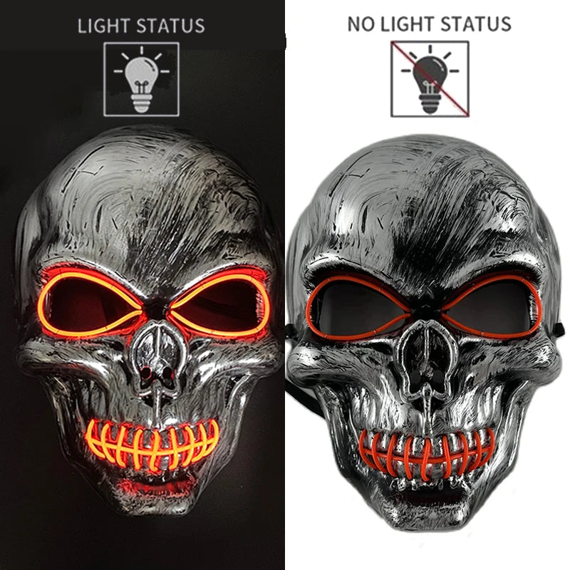 TEEK - Skull Head Luminous Mask COSTUME theteekdotcom 01