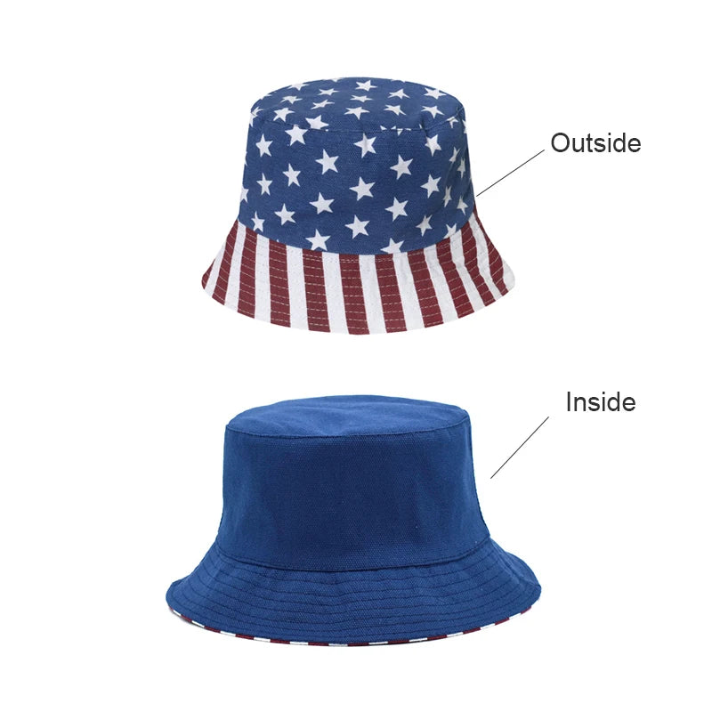 TEEK - Country Bucket Flag Reversible Fisherman Hat HAT theteekdotcom F 56-58cm/22-23 inches 