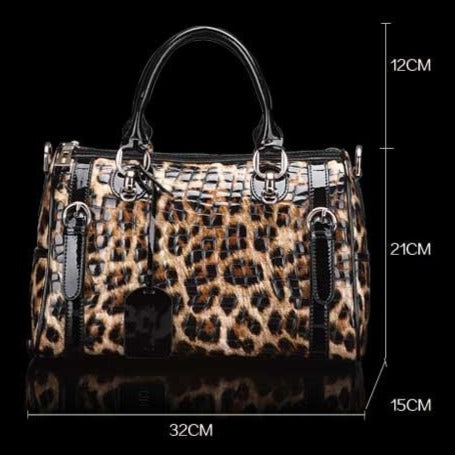 TEEK - Sleek Leopard Print Handbags BAG theteekdotcom   