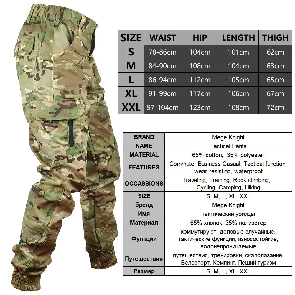 TEEK - Mens Tactical Camouflage Joggers PANTS theteekdotcom