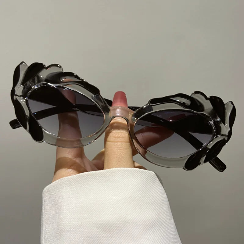 TEEK - Cat-Eye Premium Blended Sunglasses EYEGLASSES theteekdotcom sliver  