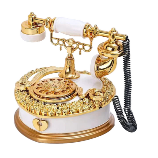 TEEK - Luxury Classic Old-Fashioned Telephone Music Box HOME DECOR theteekdotcom