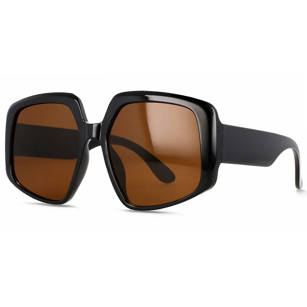 TEEK - Oversized Options Sunglasses EYEGLASSES theteekdotcom C2BlackTea  