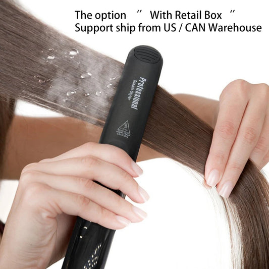 TEEK - Steam Ceramic Vapor Flat Iron HAIR TOOL theteekdotcom